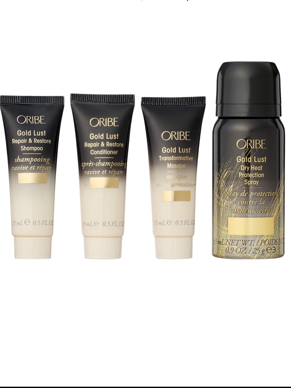 NWT Oribe Gold Lust Travel Hair Care Set